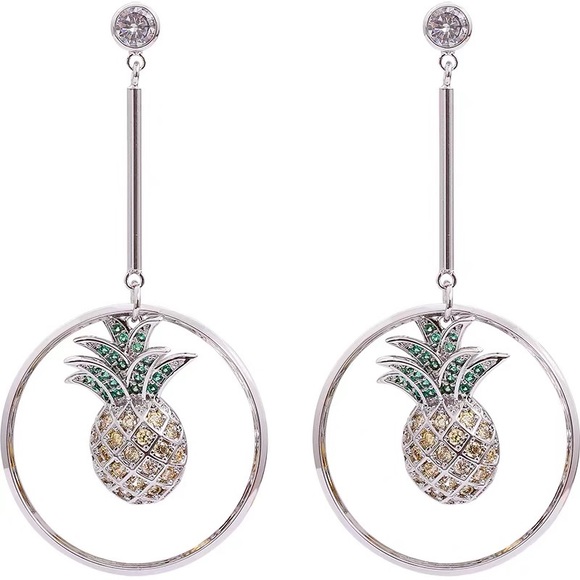 Pineapple shape earrings - Picture 5 of 5